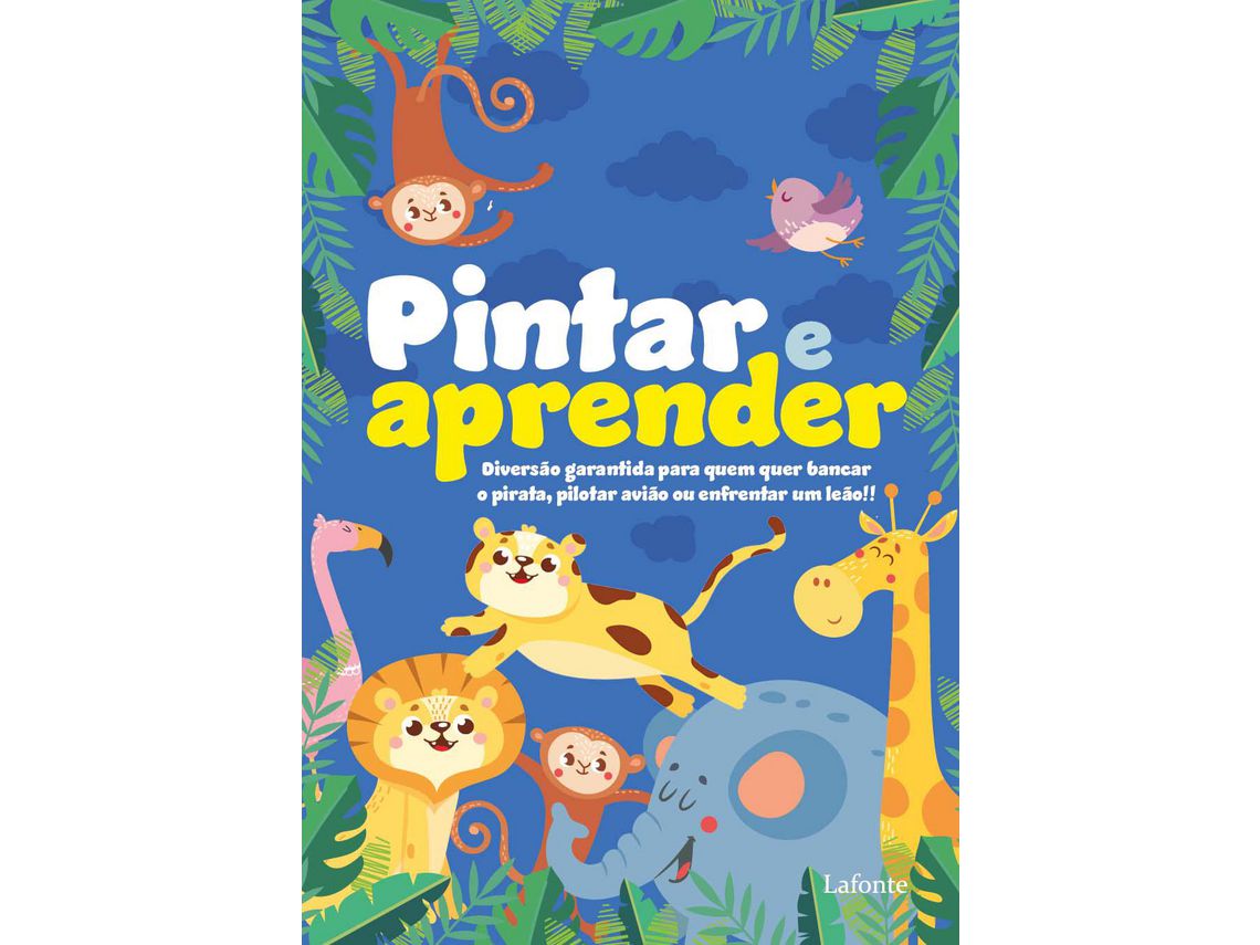 Livro Pintar e Aprender de Editora Lafonte (Português)