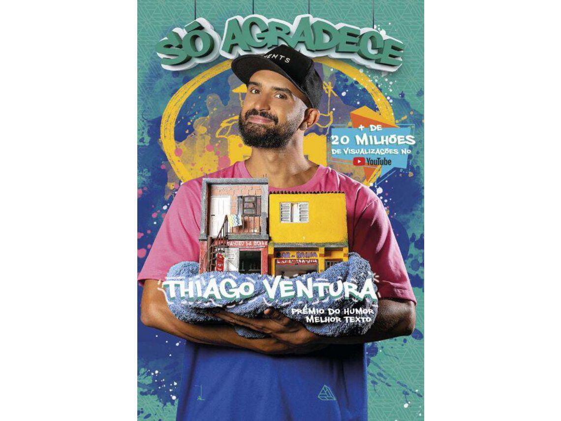 Livro So Agradece de Ventura e Thiago (Português)