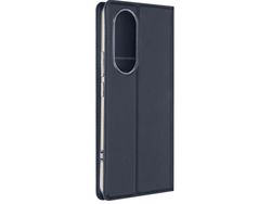 Capa para Honor 90 DUX DUCIS Aba com Suporte e Carteira Azul