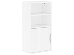 Armário lateral VIDAXL Branco Madeira de pinho