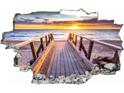 Adesivos Muraux Beach Lake Nordsee Adesivo Mural Para Salão De Beleza Quarto Cozinha Escritório Adulto Criança 70x110cm