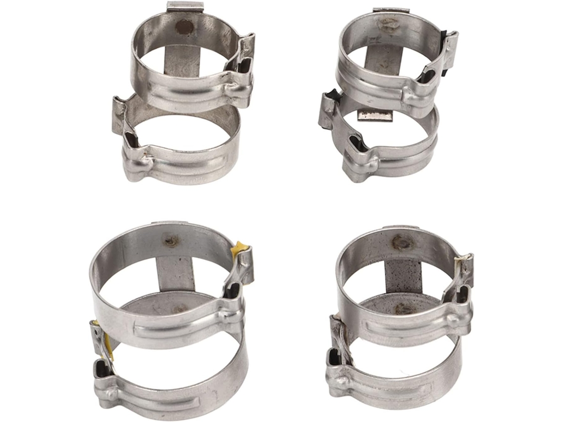 Abraçadeiras para Tubos para Embalagem, 4 Peças, em Aço Inoxidável R134 G6 G8 G10 G12 SFUSHOS