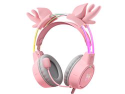 Auscultadores Bluetooth JLTRUM x26M (Over Ear - Microfone - Rosa)