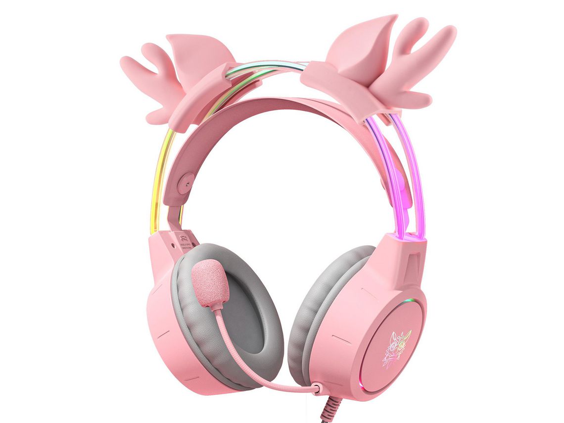 Auscultadores Bluetooth JLTRUM x26M (Over Ear - Microfone - Rosa)