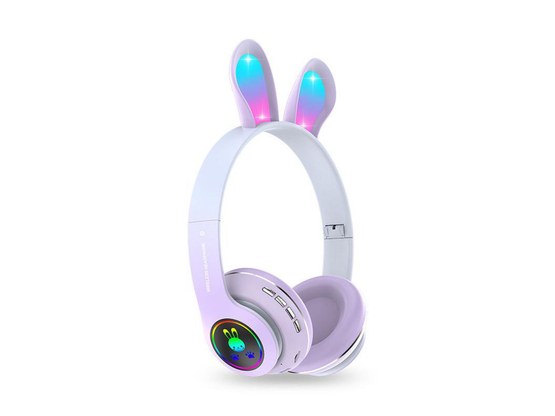 Auscultadores Over Ear Gradiente JL-EIGHT Bluetooth Roxo