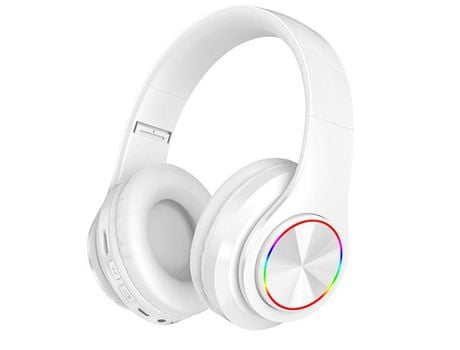 Auscultadores Over Ear JL-EIGHT Bluetooth Branco