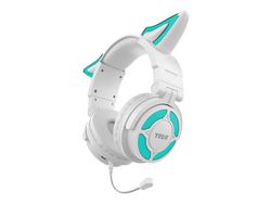 Auscultadores Bluetooth JLTRUM FOX1 (Over Ear - Microfone - Branco)