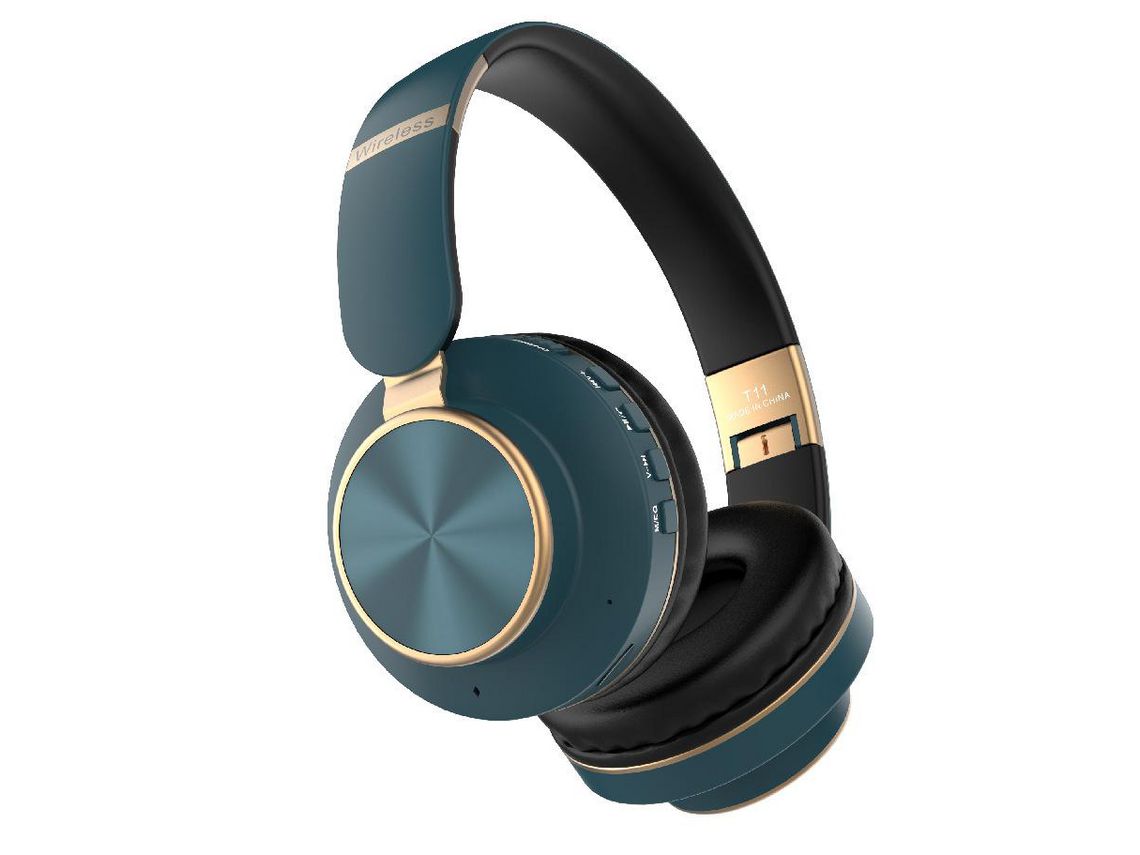 Auscultadores Over Ear JL-EIGHT Bluetooth Verde