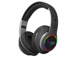 Auscultadores Over Ear JL-EIGHT Bluetooth Preto