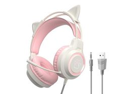 Auscultadores Sy Over Ear JL-EIGHT Bluetooth Rosa