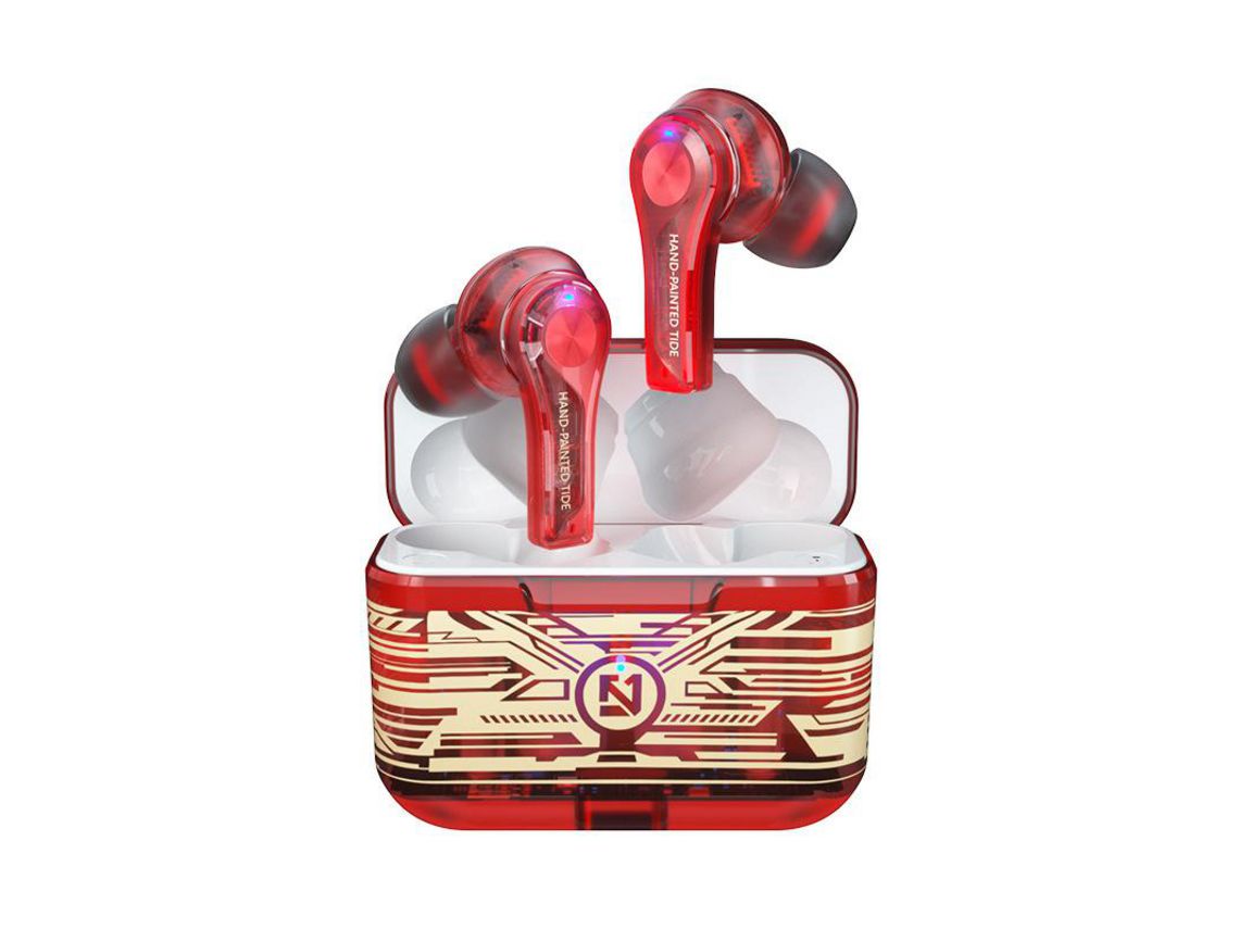 Auriculares Bluetooth True Wireless JLTRUM TS-200 (In Ear - Microfone - Vermelho)