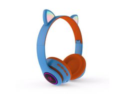 Auriculares Bluetooth NANA CT66(Over Ear - laranja azul)