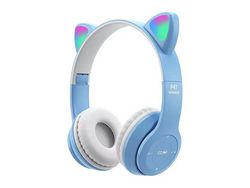Auscultadores Over Ear JL-EIGHT Bluetooth Azul