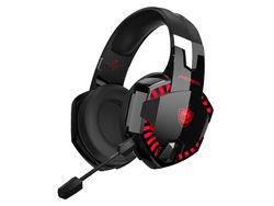 Auscultadores Bluetooth JLTRUM G2000PRO (Over Ear - Microfone - Vemelho)