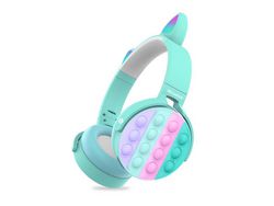 Auscultadores Over Ear JL-EIGHT Bluetooth Azul