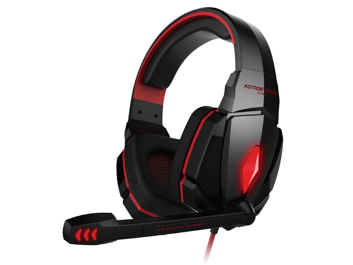 Auriculares Bluetooth  NANA G4000 (Over Ear - Microfone - Vermelho)