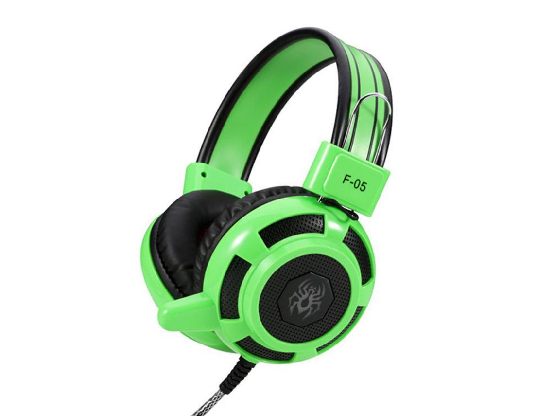 Auscultadores Over Ear JL-EIGHT Bluetooth Verde