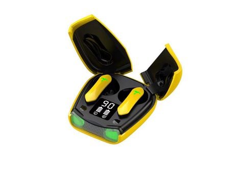 Auriculares Bluetooth NANA R06 (In Ear - amarelo)