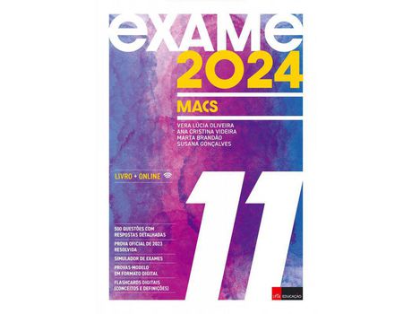 Livro Exame 2024 - Macs 11º Ano de Vera Lucia Oliveira, Marta Brandão ( Português )