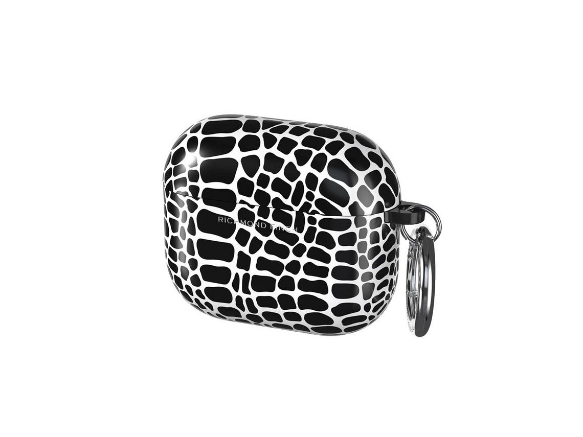 Capa Airpods 3 RICHMOND FINCH Crocodilo Preto