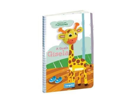 Livro Histórias com Fantoches a Girafa Gisela de Europrice ( Português )