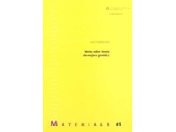 Livro Notas sobre teorÃ­a de mejora genÃ©tica de Jesãºs Piedrafita Ardilla (Espanhol)