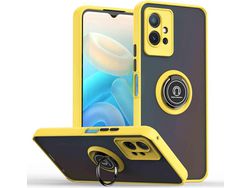 Capa para Vivo Y16 HONGWE. Anti-Choque Amarelo