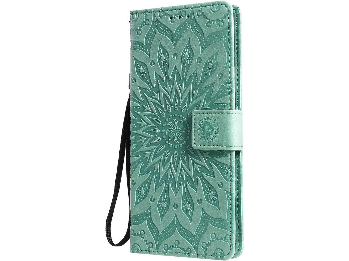 Capa Fólio para Xiaomi Poco X3, Poco X3 HONGWE. Pele Castanho