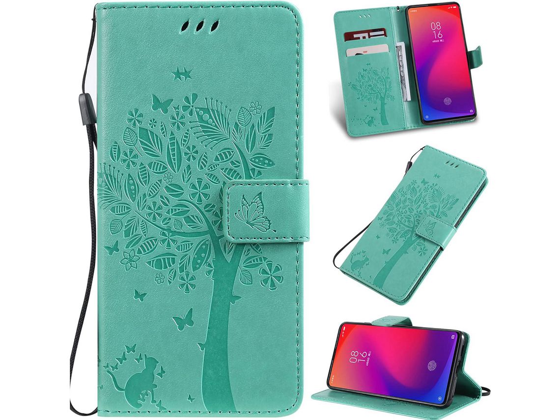 Capa Fólio para Samsung Galaxy Note HONGWE. Pele Castanho