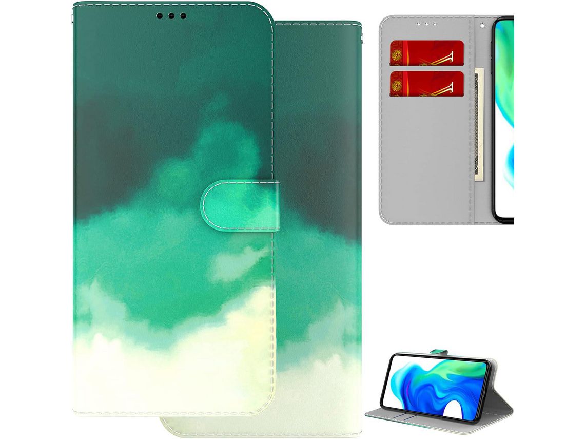 Capa Fólio para Samsung Galaxy Note HONGWE. Magnética Castanho