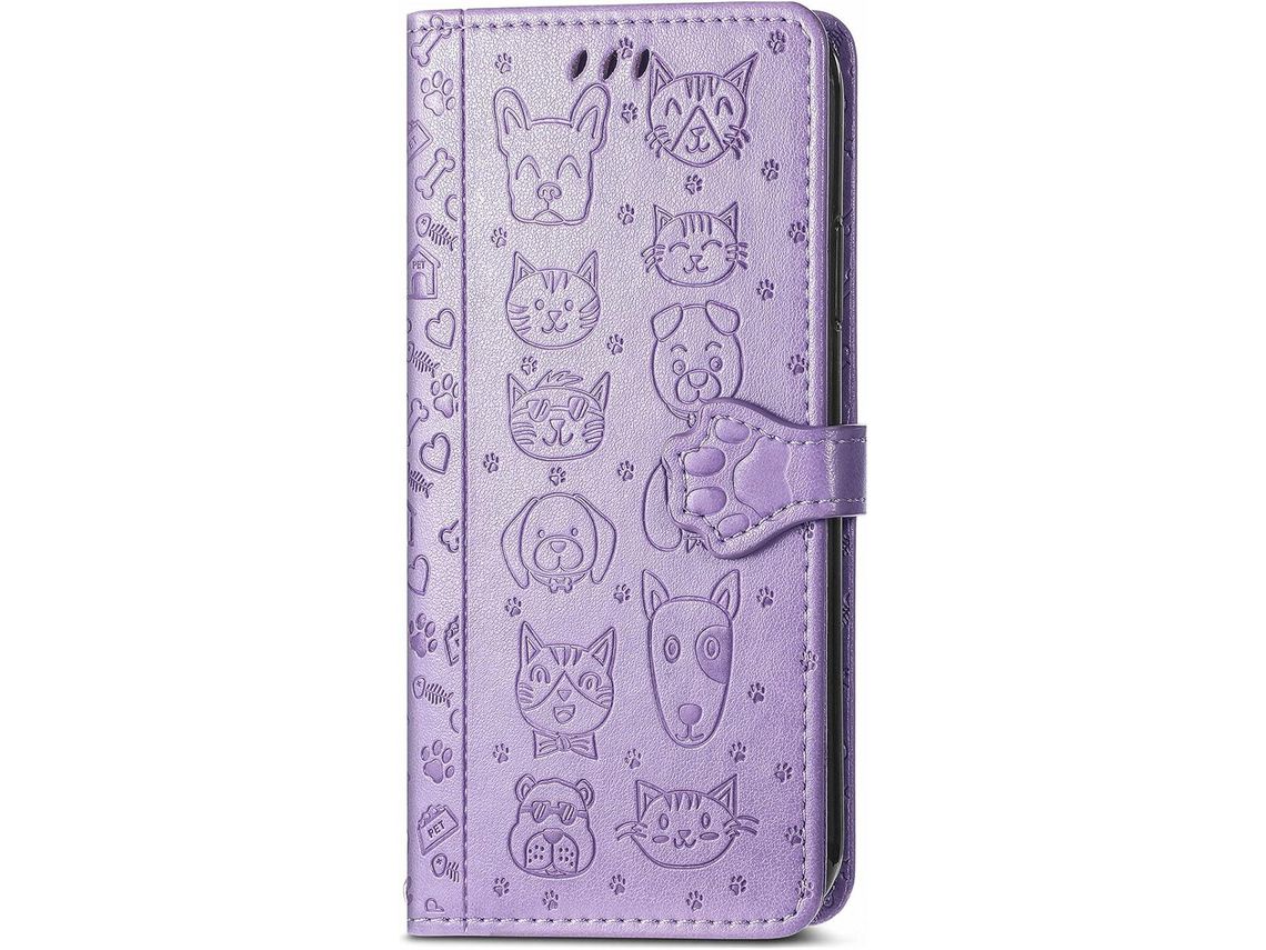 Capa para Samsung Galaxy A31 HONGWE. Pele Magnética Castanho