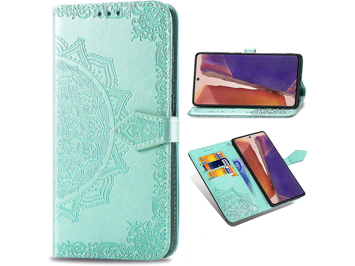 Capa Fólio para Xiaomi Mi 11, Mi 11 Pro HONGWE. Textura Macia Magnética Castanho