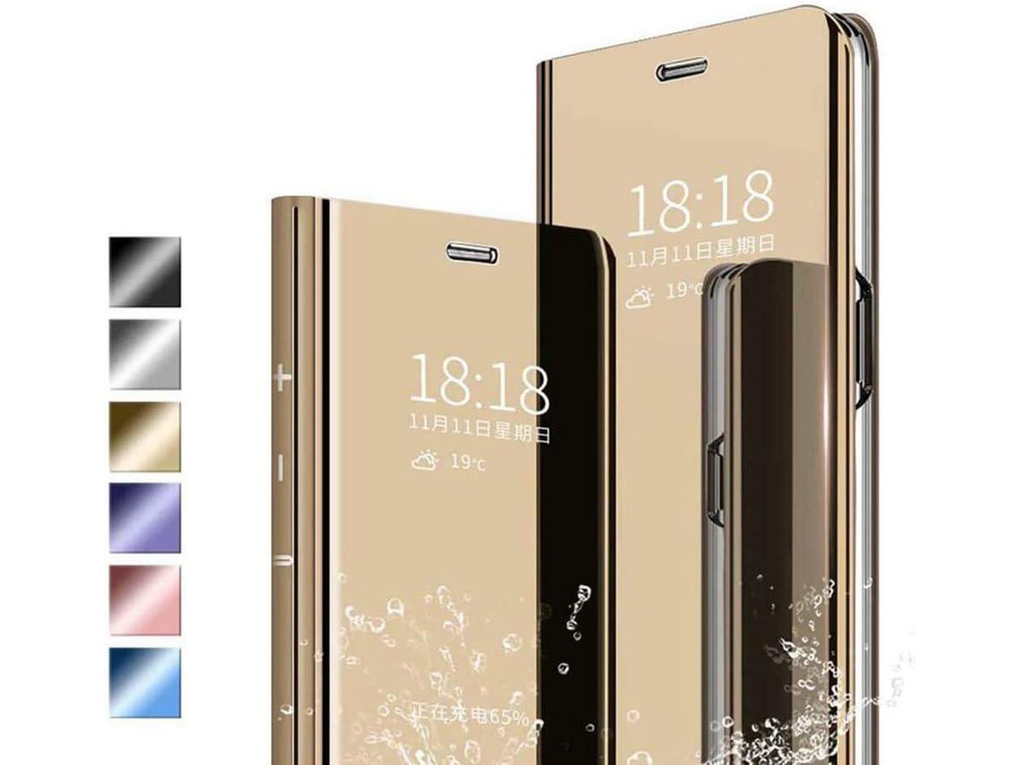 Capa para Samsung HONGWE. Anti-Choque Dourado