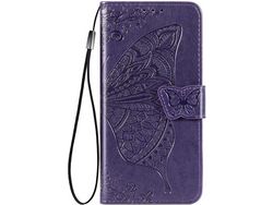 Capa Fólio para iPhone 13 Pro HONGWE. Magnética com Porta-Cartões Vintage Castanho