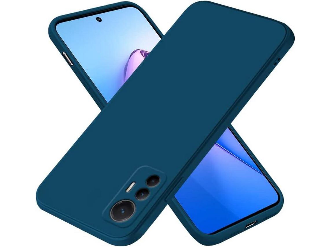 Capa para Xiaomi Mi 12 Lite 6 55 HONGWE. Textura Macia Azul