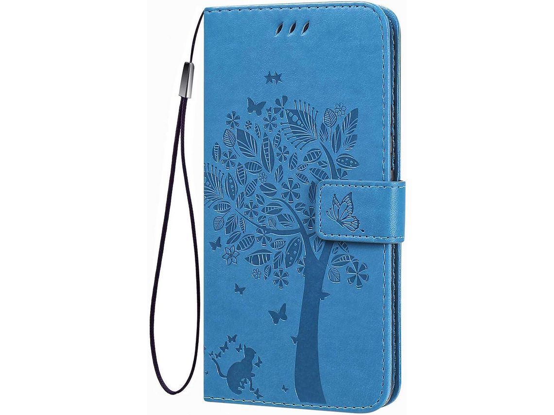 Capa Fólio para Huawei Nova 9 Se, Nova 3 Pro HONGWE. com Porta-Cartões Castanho