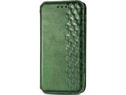 Capa Fólio para Xiaomi Poco X3 5G, Poco X3 HONGWE. Pele Magnética Premium Castanho