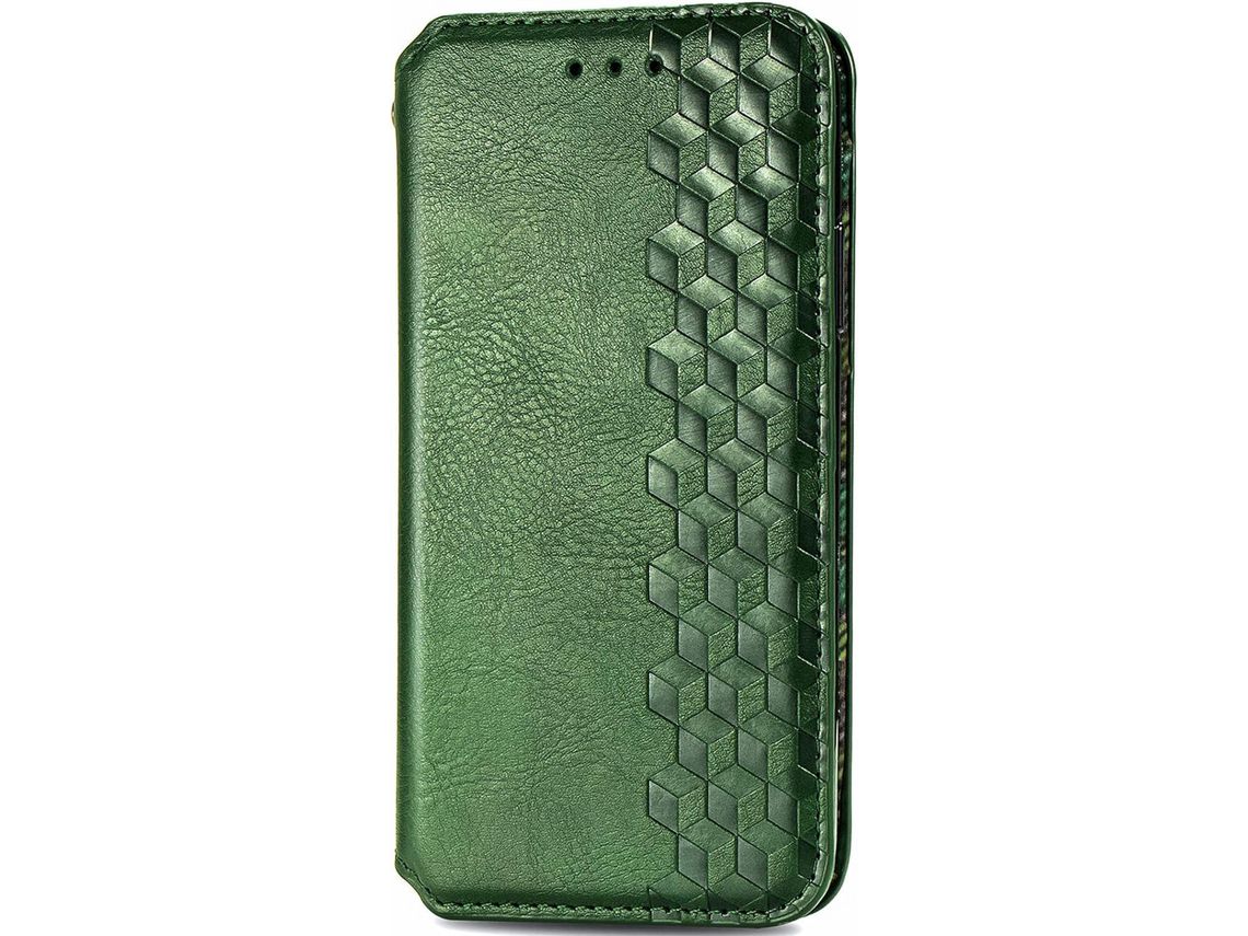Capa Fólio para Xiaomi Poco X3 5G, Poco X3 HONGWE. Pele Magnética Premium Castanho
