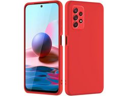 Capa para Oppo A16S HONGWE. Textura Macia Vermelho