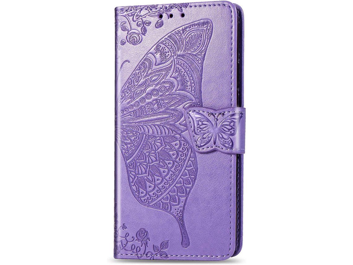 Capa Fólio para Samsung Galaxy A73 5G HONGWE. Pele Castanho