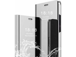 Capa Fólio para Xiaomi Redmi HONGWE. Pele Sintética Castanho