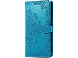 Capa Fólio para Samsung HONGWE. Pele Magnética Castanho