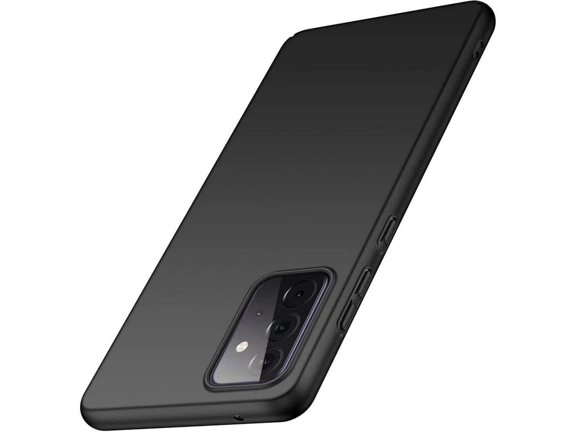 Capa para Samsung HONGWE. Acrílico Anti-Choque Rígida Preto