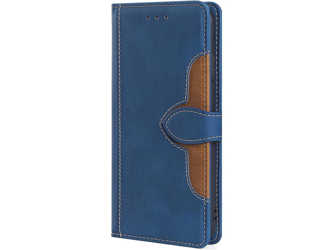 Capa Fólio para Huawei Nova HONGWE. Anti-Choque com Porta-Cartões Castanho