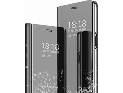 Capa Fólio para Xiaomi Poco C55 HONGWE. Pele Sintética Castanho