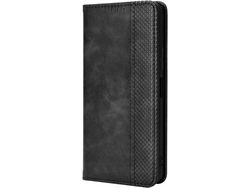 Capa Fólio para Huawei Nova HONGWE. Anti-Choque com Porta-Cartões Castanho