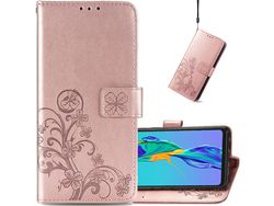 Capa Fólio para Huawei Mate 40 Lite HONGWE. Magnética com Porta-Cartões Castanho