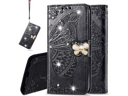 Capa Fólio para Xiaomi Redmi A2 HONGWE. Anti-Choque Magnética com Porta-Cartões