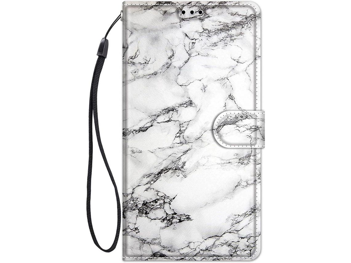 Capa Fólio para Samsung Galaxy A23 5G HONGWE. Pele Anti-Choque Magnética Castanho