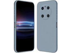 Capa para Huawei Mate 40 Pro HONGWE. Textura Macia Azul